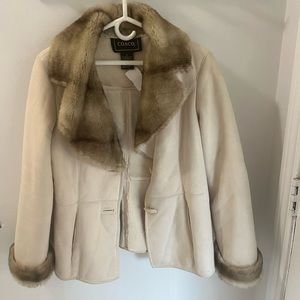 Vintage Fur and Suede Jacket size S